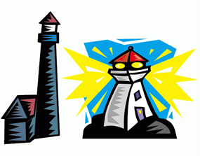 2款灯塔建筑矢量图